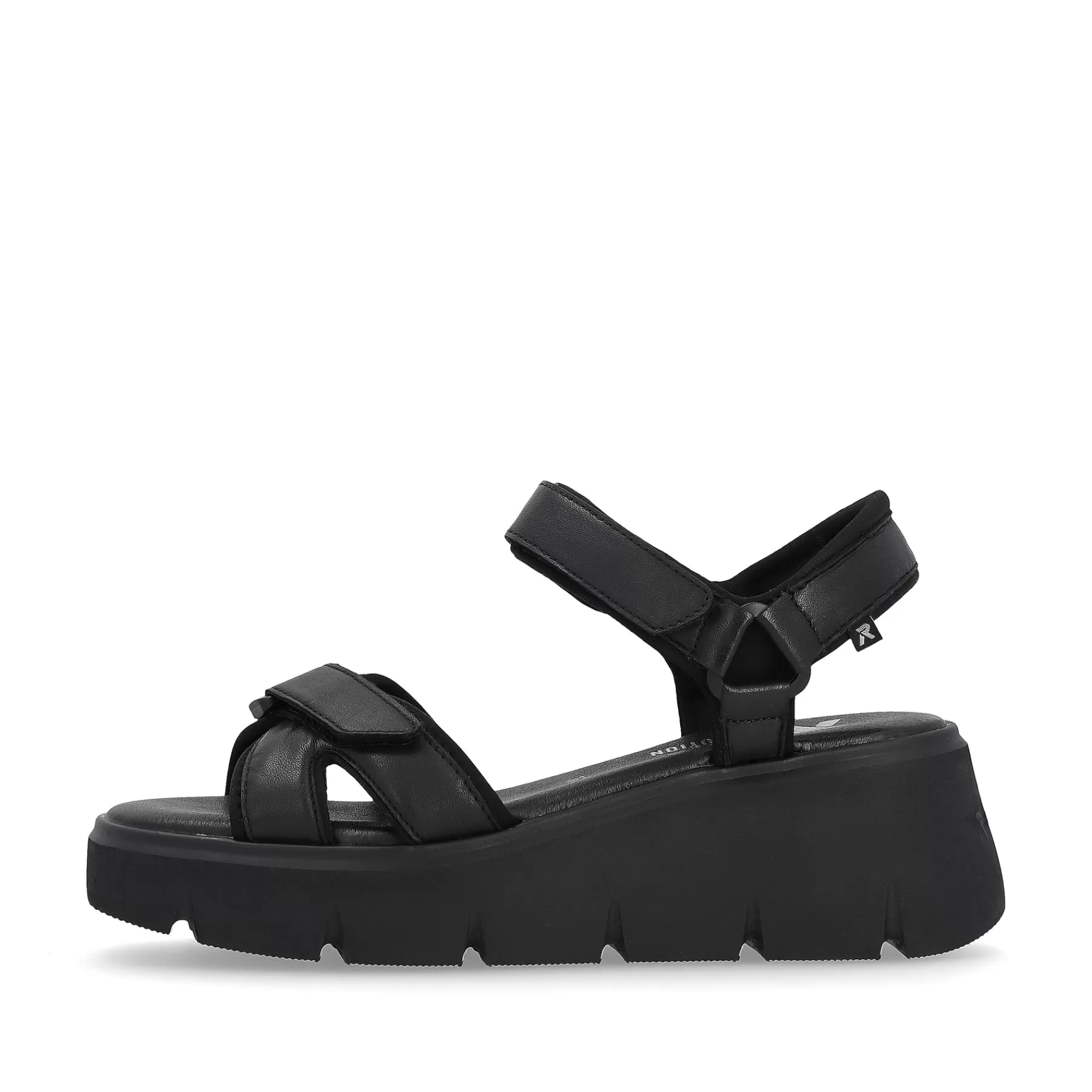 Hot Damskie Sandaly Na Koturnie Night Black Damski Buty Z Obcasami