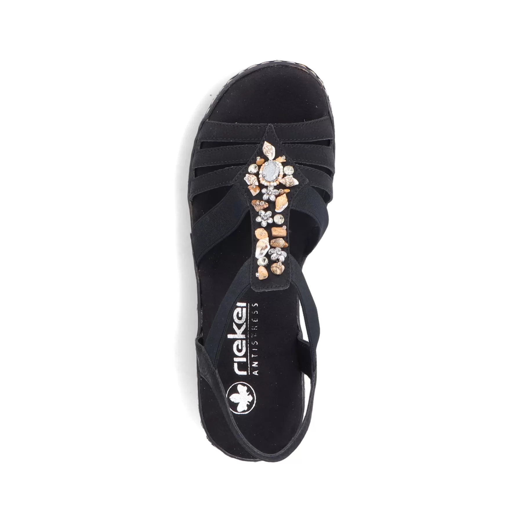 Shop Damskie Sandaly Na Koturnie W Kolorze Ciemnej Czerni Damski Buty Z Obcasami