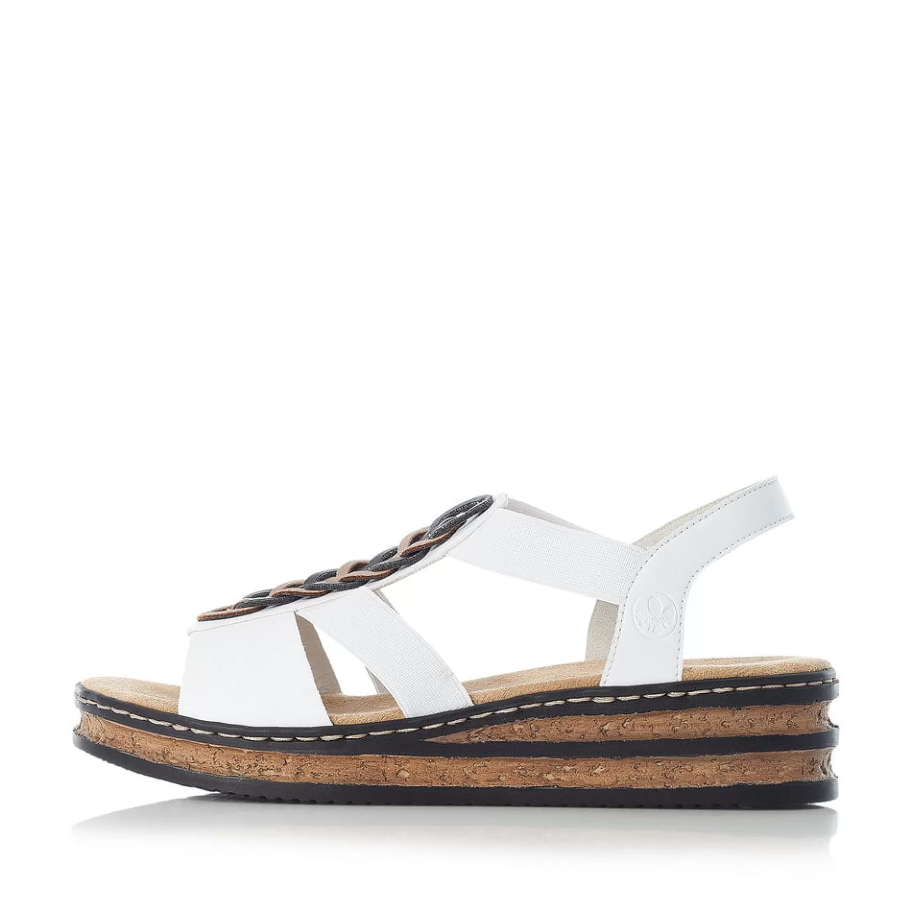 Best Sale Damskie Sandaly Na Koturnie W Kolorze Czystej Bieli Damski Buty Z Obcasami