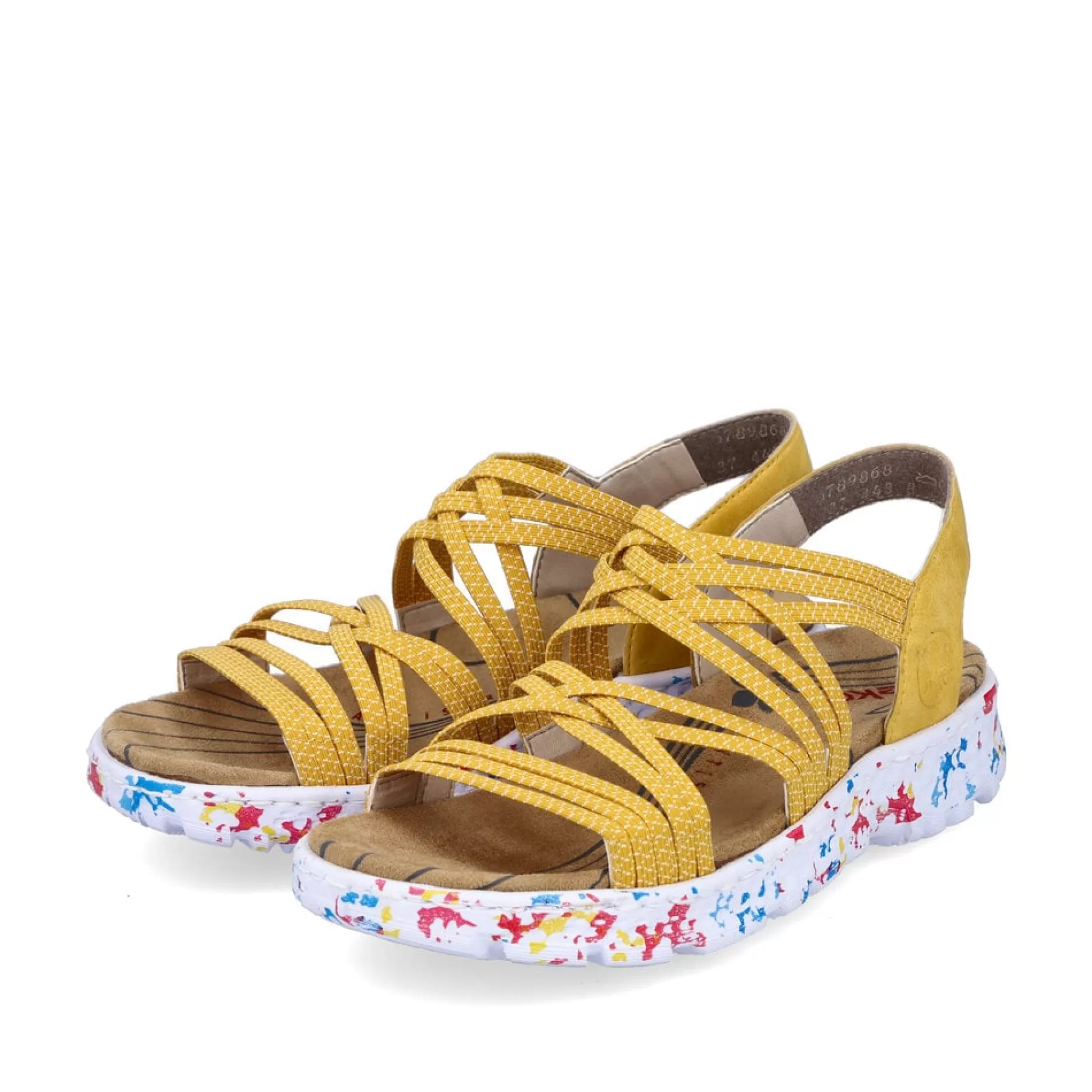 Shop Damskie Sandaly Trekkingowe Slonecznikowo-Zolto-Multi Damski Kolorowe Style