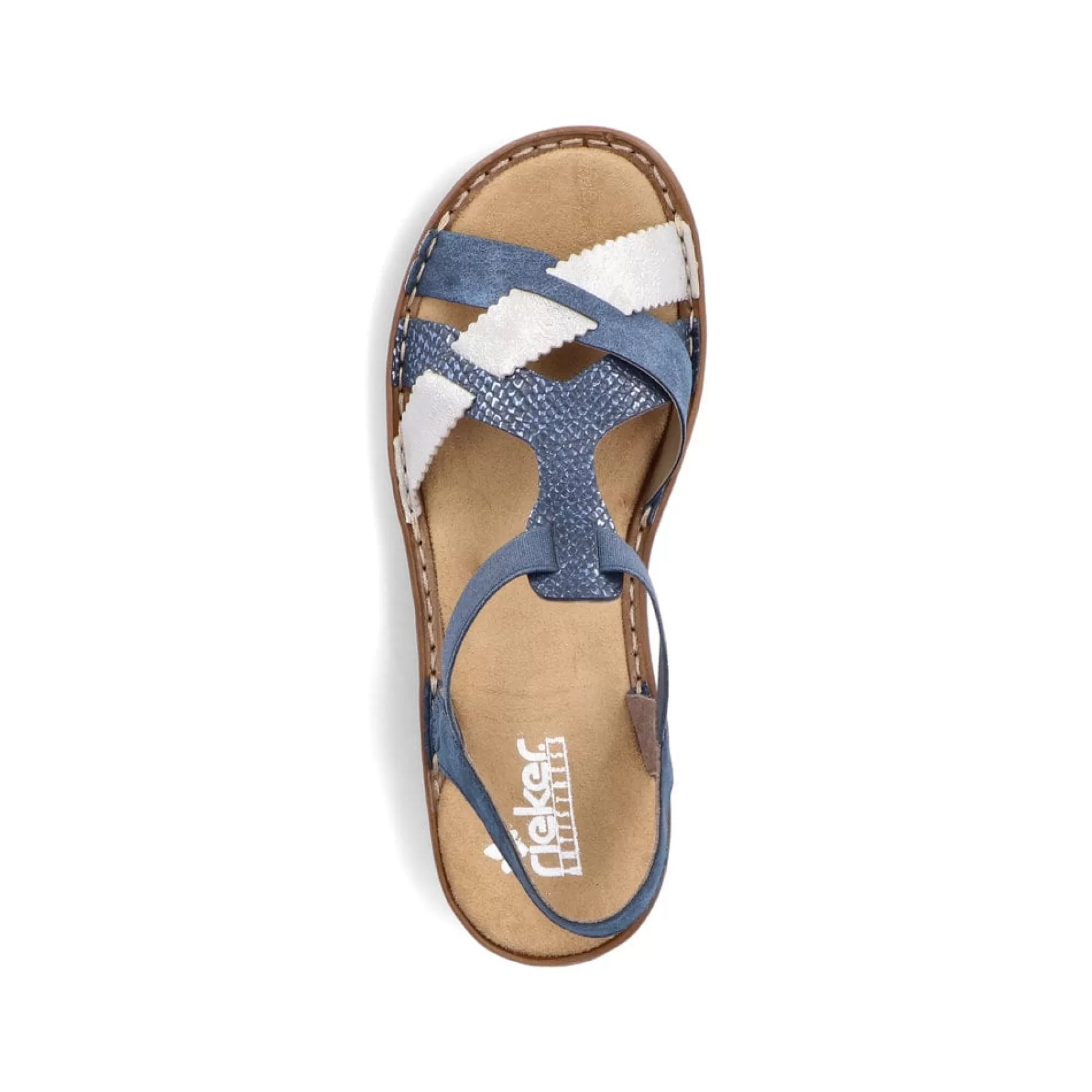 Shop Damskie Sandaly Z Paskami W Kolorze Blekitu Pacyfiku Damski Sandaly I Sandaly