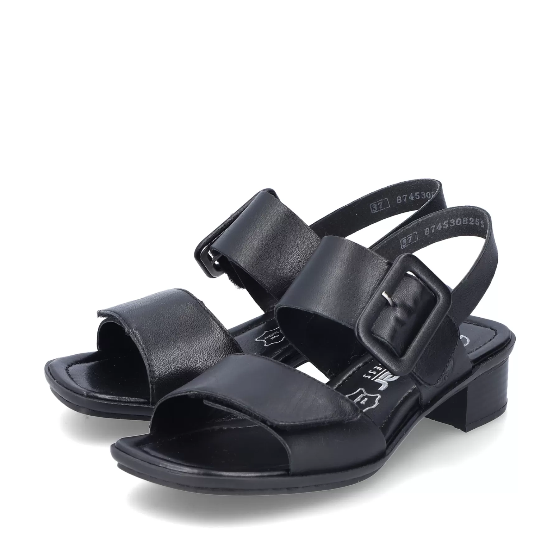Cheap Damskie Sandaly Z Paskami W Kolorze Czarnym, Blyszczacym Meskie Buty Na Lato