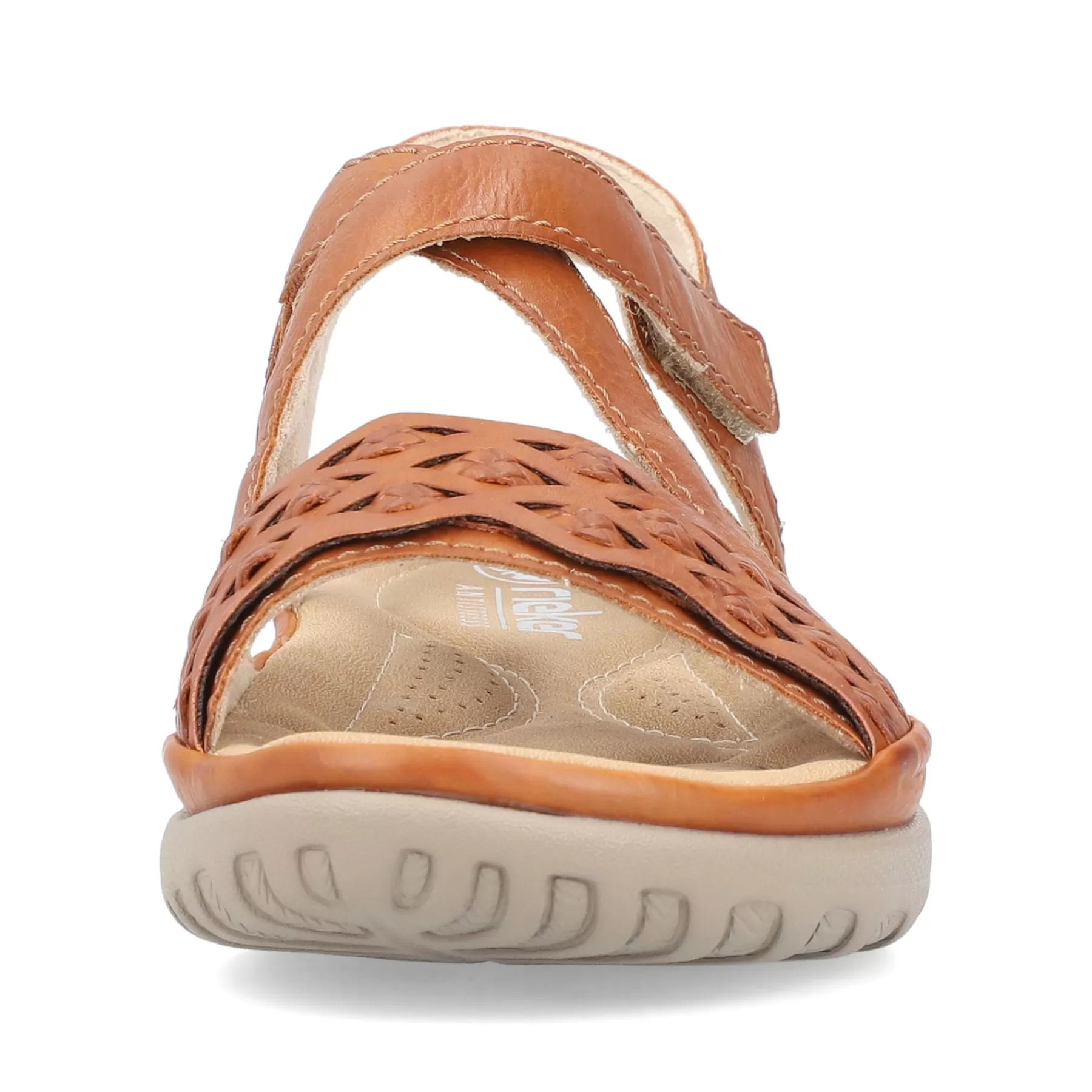 Outlet Damskie Sandaly Z Paskami W Kolorze Orzechowego Brazu Damski Sandaly I Sandaly
