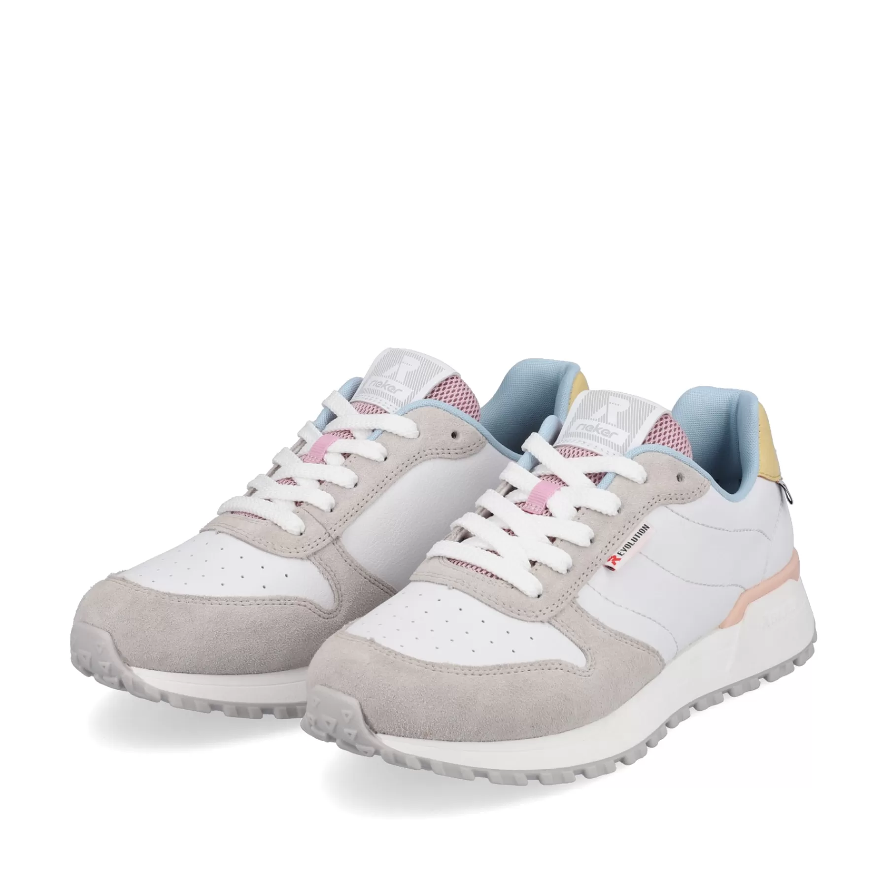 Shop Damskie Tenisowki Niskie Swan-White Stone-Grey Damski Trampki