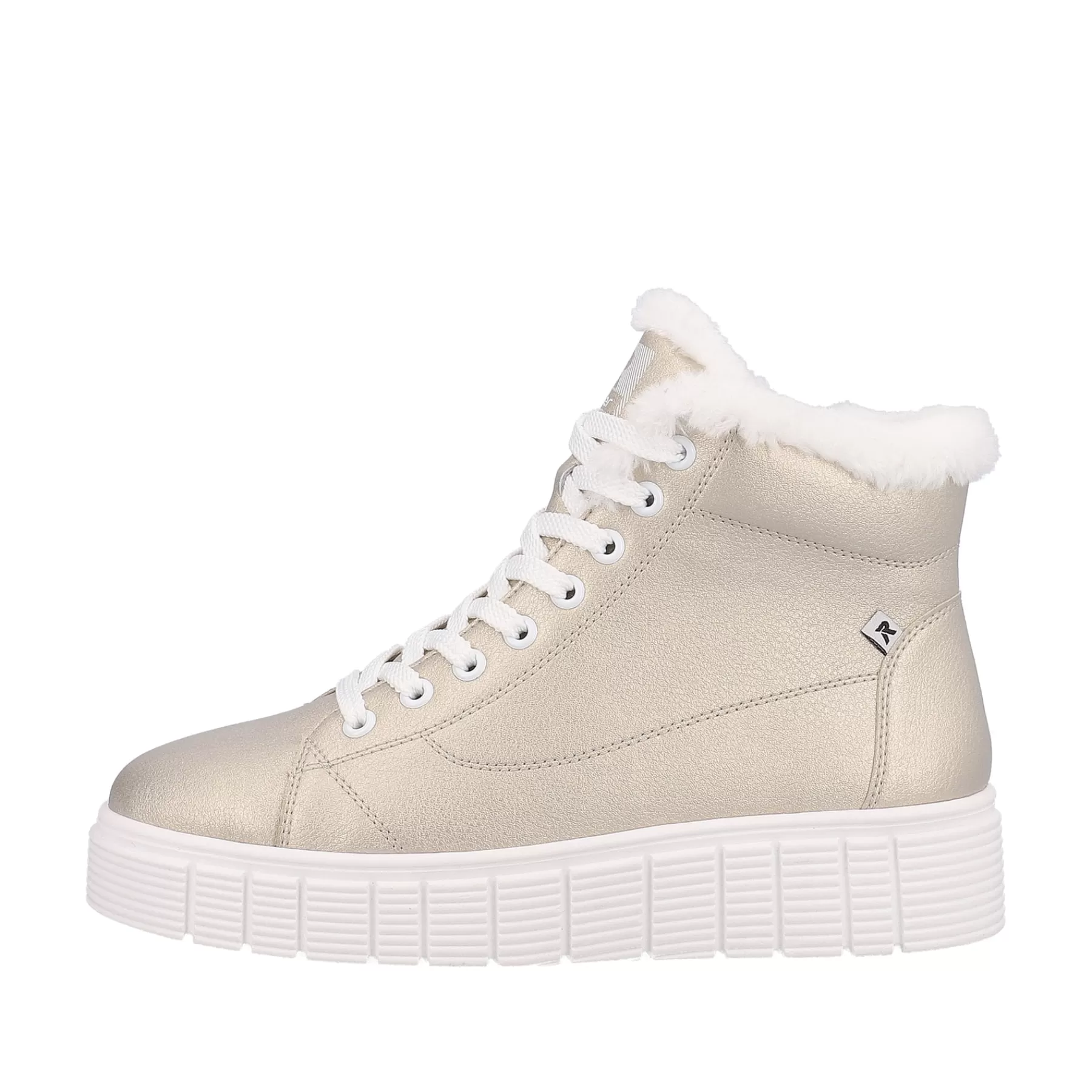 Cheap Damskie Tenisowki O Wysokim, Brokatowym Zlotym, Mroznym Bialym Kolorze Damski Sportowe Style