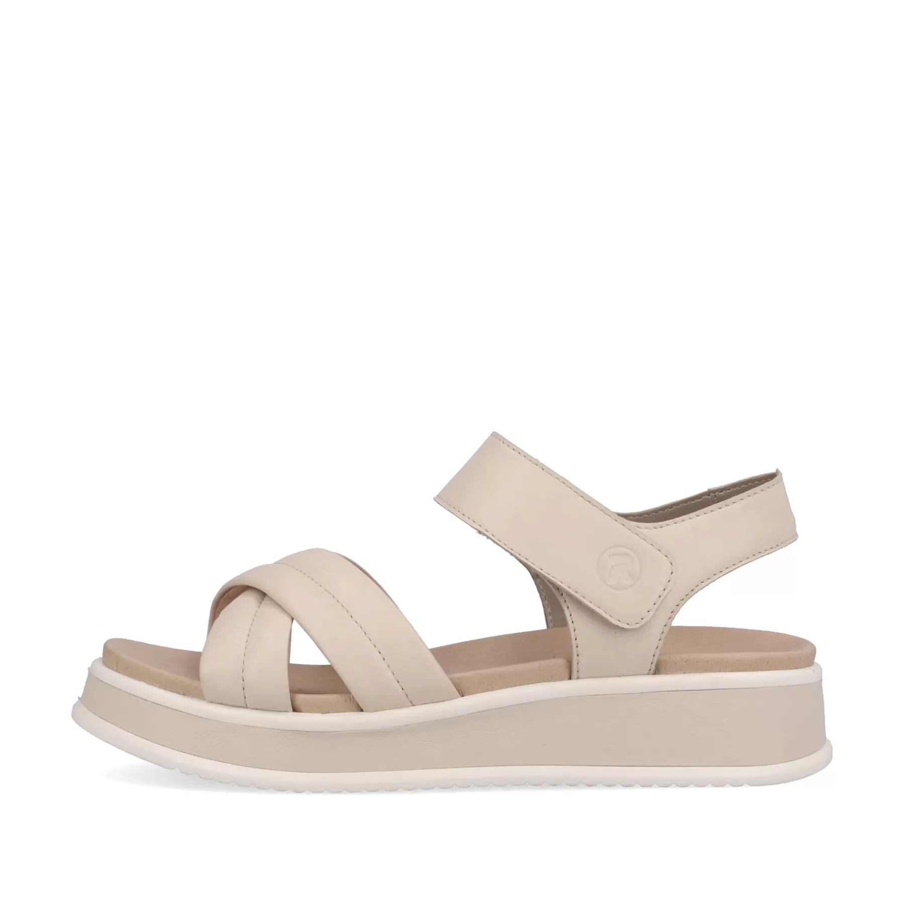 Clearance Sandaly Damskie Z Paskiem W Kolorze Kremowo-Bezowym Damski Sandaly I Sandaly