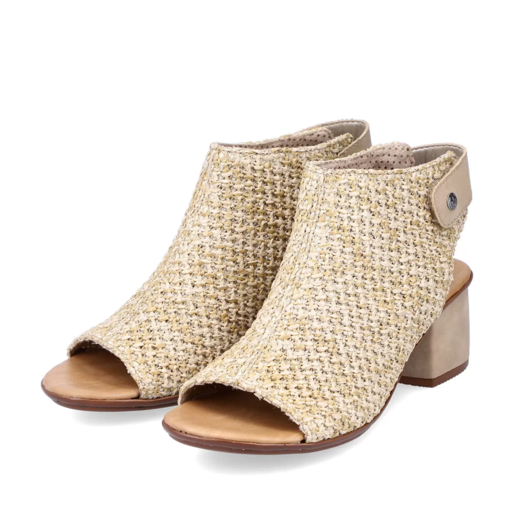 Best Sandaly Damskie Z Paskiem W Kolorze Piaskowo-Bezowym Damski Buty Z Obcasami