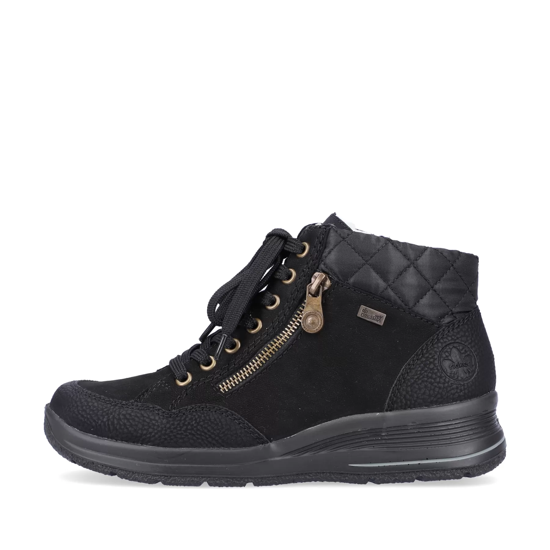 Discount Sznurowane Buty Damskie W Kolorze Glebokiej Czerni Damski Niskie Buty I Kapcie