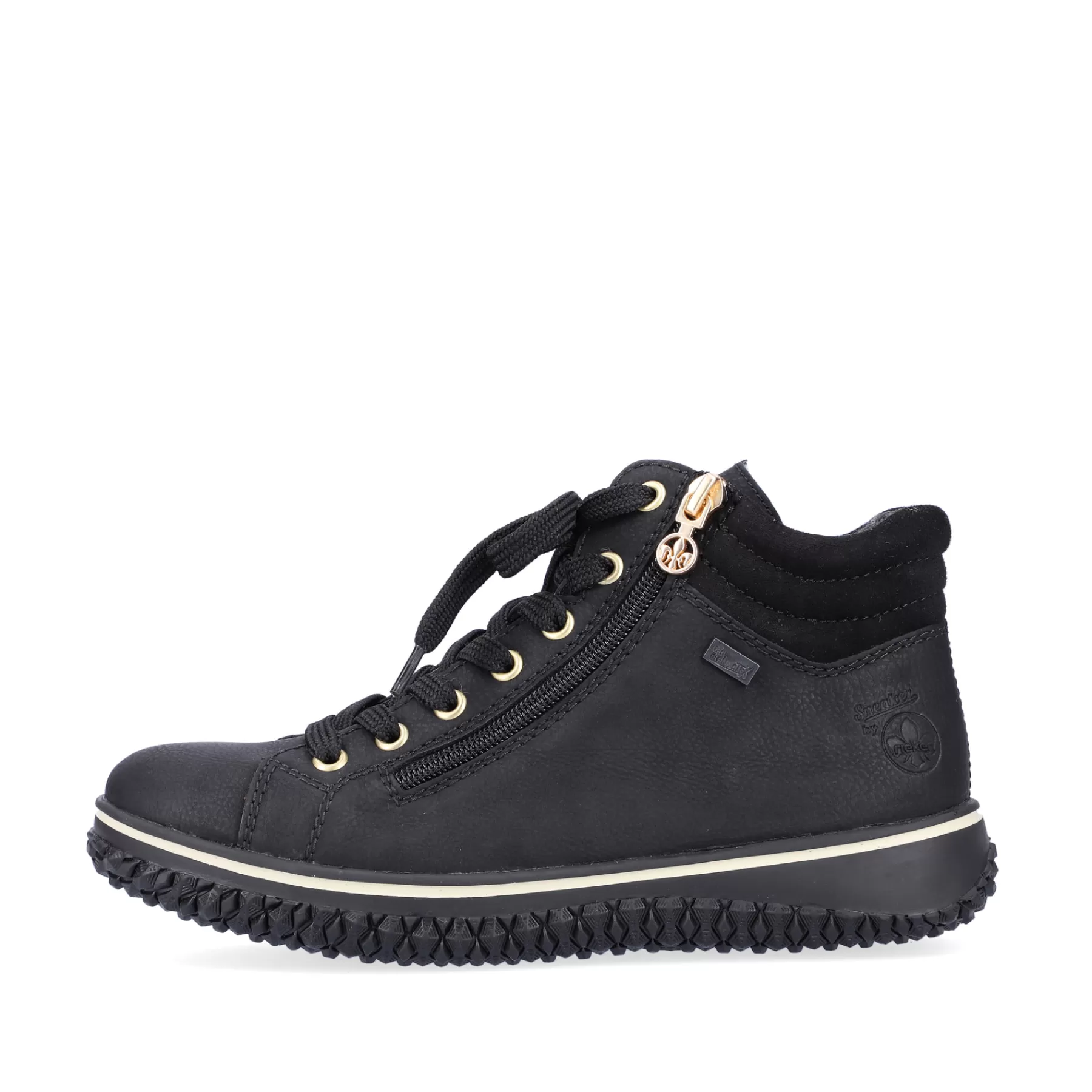 Discount Sznurowane Buty Damskie W Kolorze Glebokiej Czerni Damski Niskie Buty I Kapcie