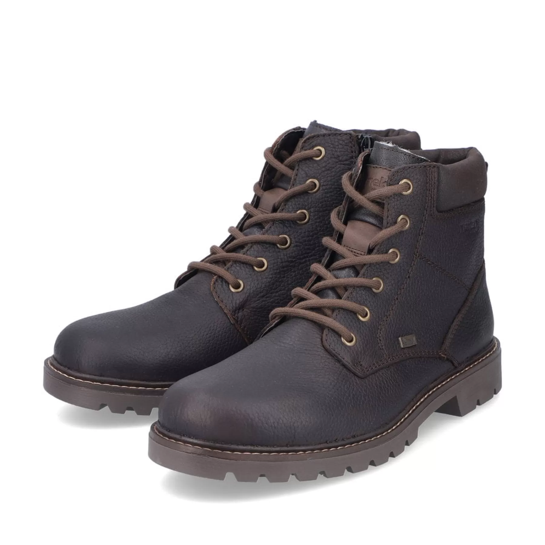New Sznurowane Buty Meskie W Kolorze Ciemnobrazowym Meskie Buty