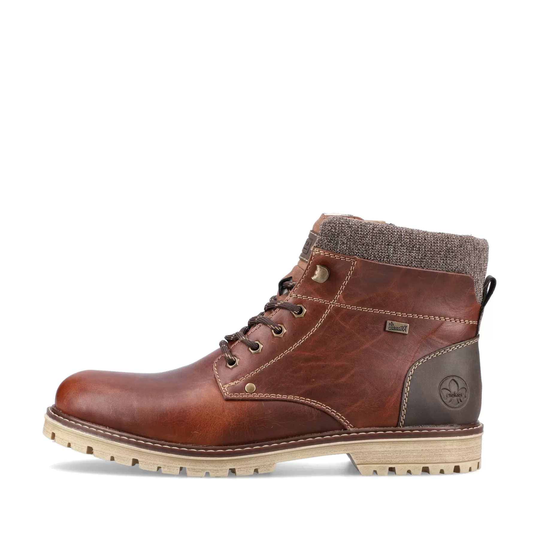 Shop Sznurowane Buty Meskie W Kolorze Kasztanowo-Brazowym Meskie Buty