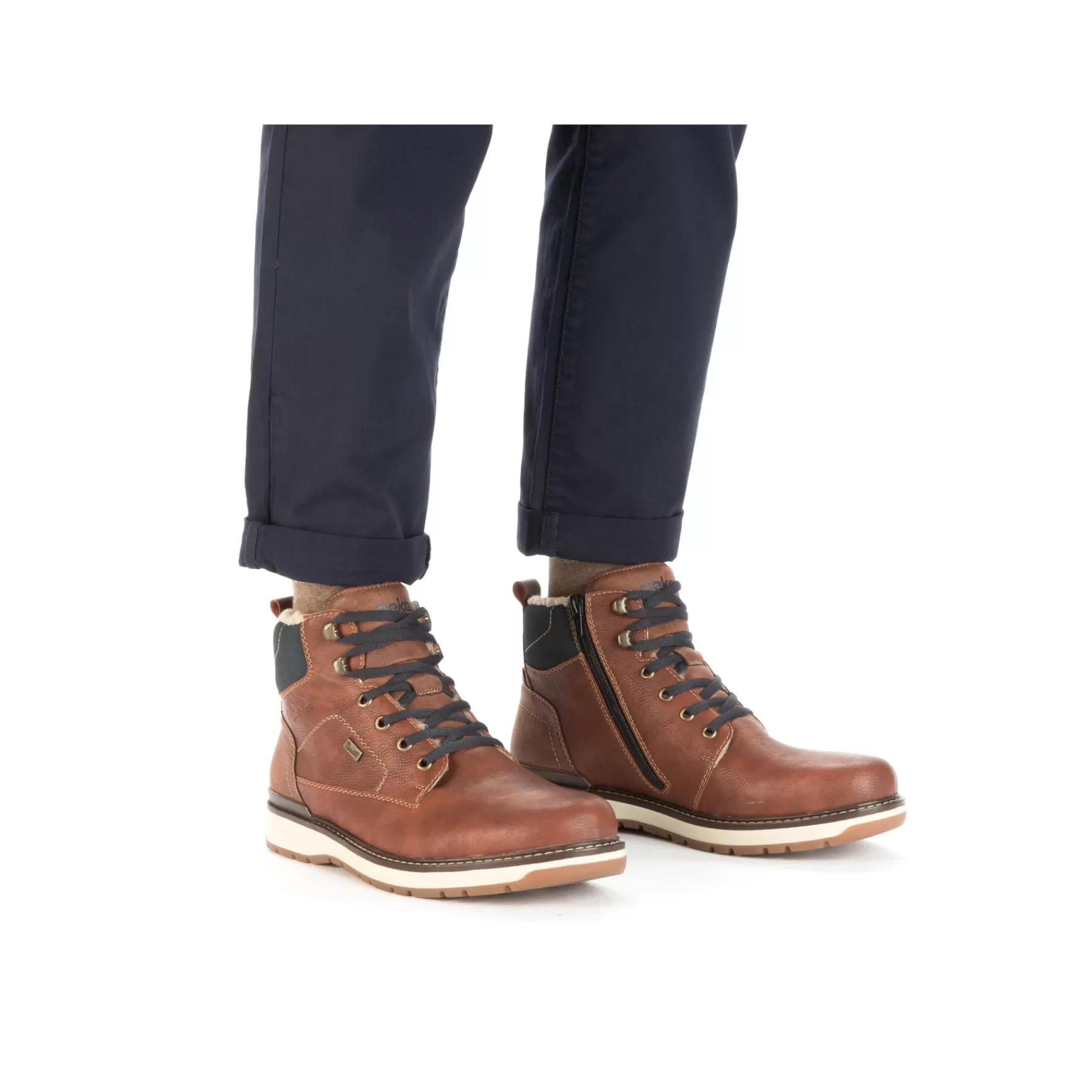 Hot Sznurowane Buty Meskie W Kolorze Orzechowego Brazu Meskie Buty
