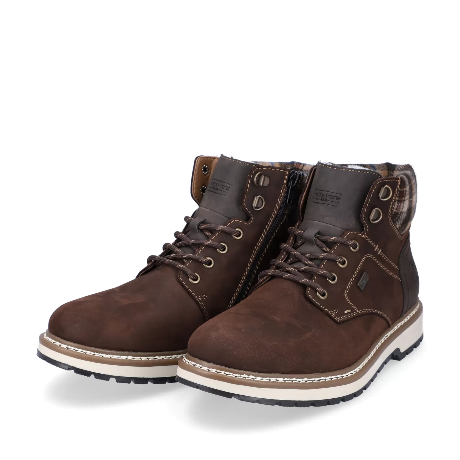 Store Sznurowane Buty Meskie W Kolorze Orzechowego Brazu Meskie Buty
